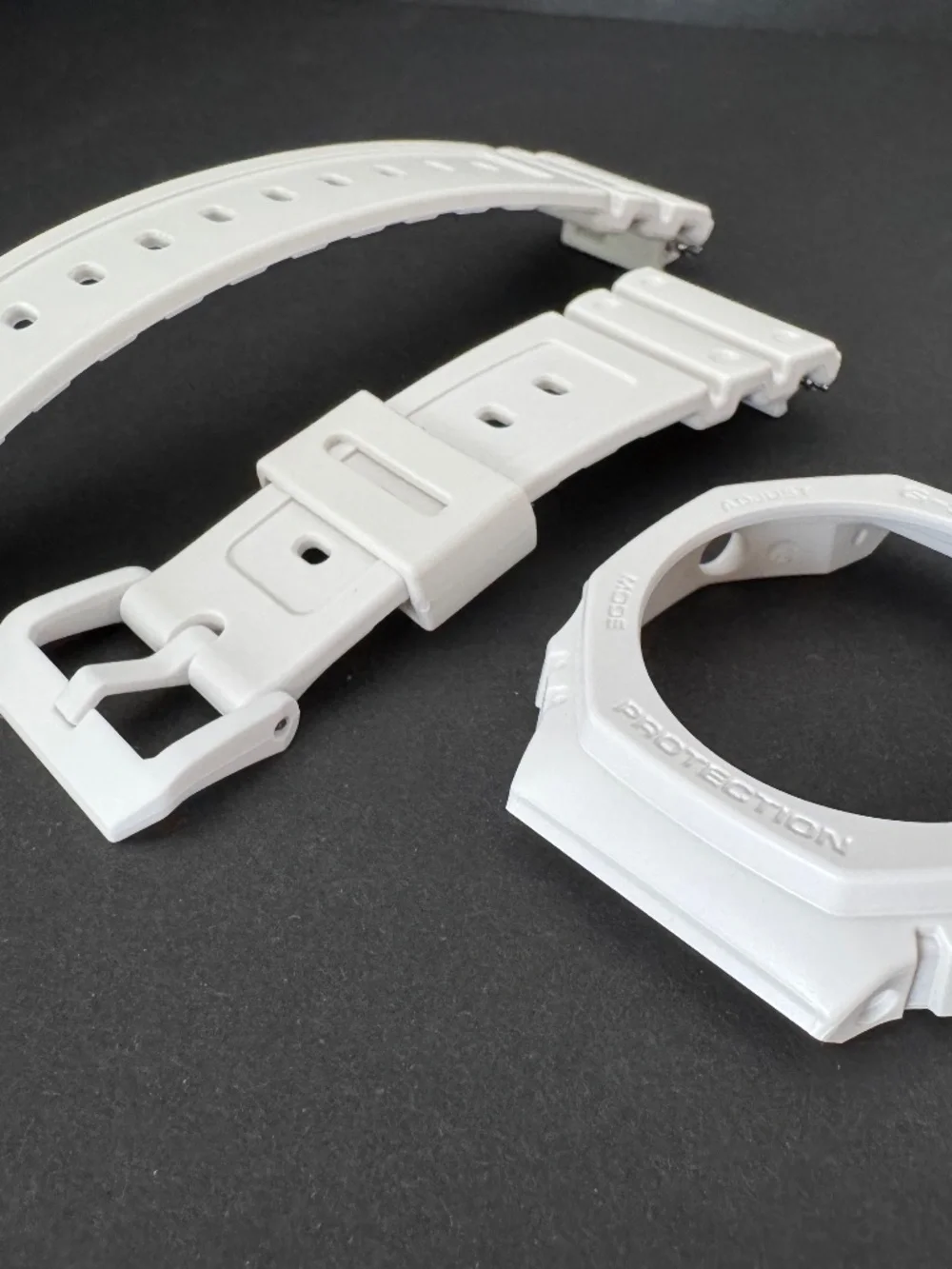Genuine Casio G-Shock Band Strap & Bezel Set GA-2100 & GA-B2100 White Rubber
